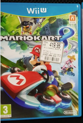 Mariokart 8, Nintendo Wii U, racing, Spil til WII U:
Mariokart 8
Fin stand