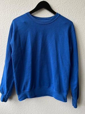 Sweatshirt, Boombutik, str. 38, Blå, God men brugt, Blå Crewneck sweatshirt fra Boombutik
Str. S 
Go