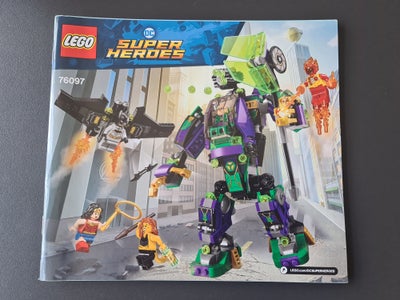 Lego Super heroes, 76097 Lex Luthor Mech Takedown, Komplet Lego Super Heroes 76097 sæt, inkl. vejled