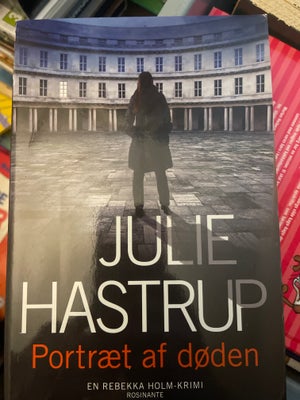 Portræt af døden, Julie Hastrup, genre: krimi og spænding, Sælger denne bog.  Blødt bind.  Dyre/ røg