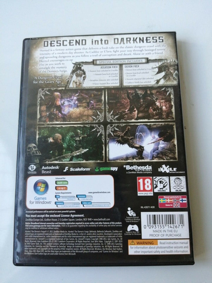 HUNTED.THE DEMON'S Forge.Special Edition., til pc, action