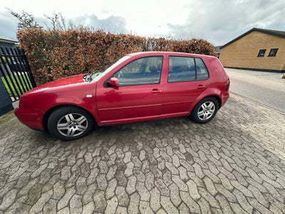 VW Golf IV, 2,0 Comfortline, Benzin, 2000, km 259000, rød, ABS, airbag, 5-dørs, centrallås, servosty