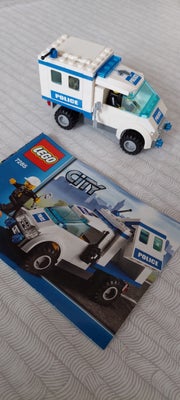 Lego City, 7285, Police dog unit fra 2011. Pænt testsamlet sæt, uden æske.