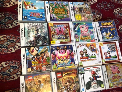 Kirby, Mario, Rune Factory, Nintendo 3DS, 

Nintendo DS spil & Nintendo 3DS spil-

LEGO Indiana jone