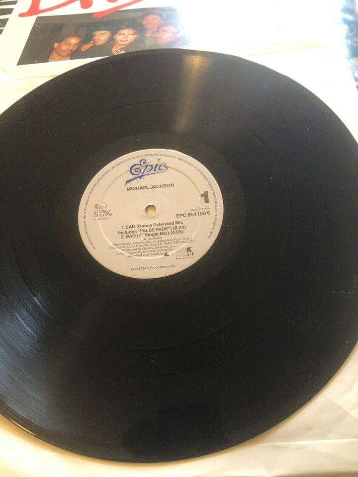 Grammofonplader, Michael Jackson