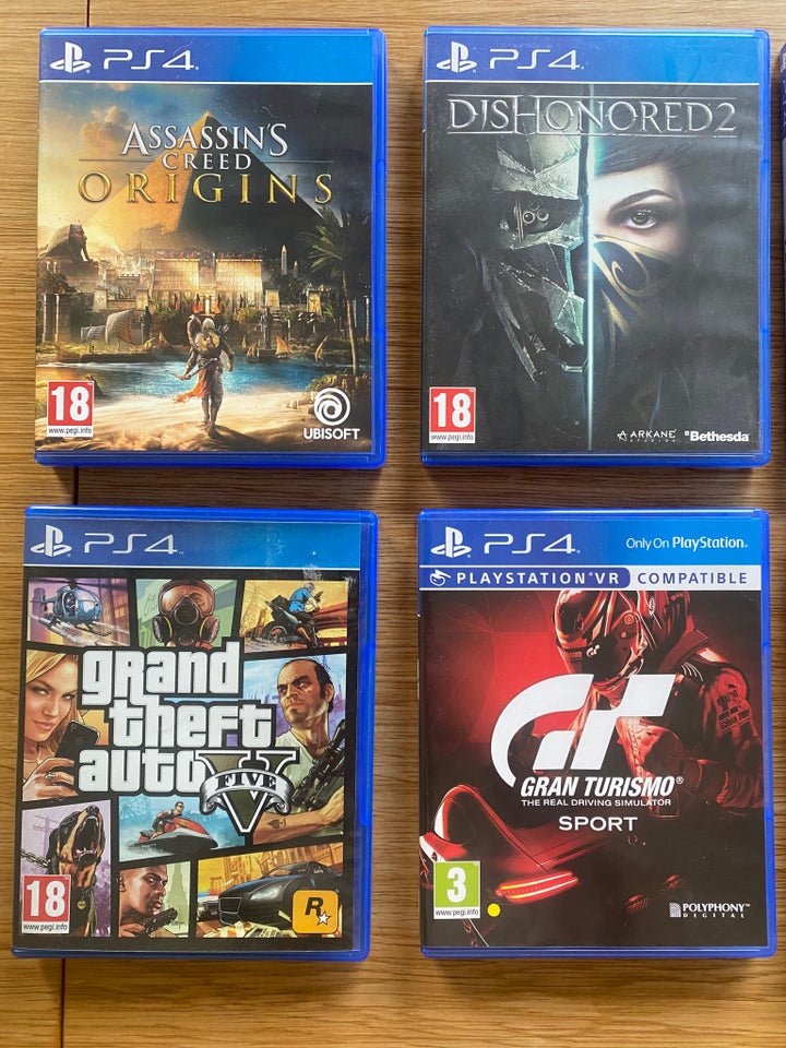 Diverse PS4 spil, PS4, anden genre