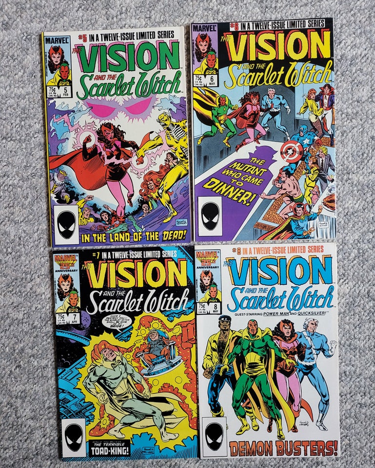 Vision and the Scarlett Witch, maxi serie 1985, Marvel