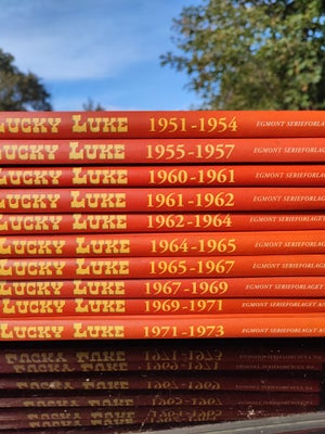 Tegneserier, Lucky Luke tegneserie bøger, Lucky Luke tegneserie bøger
Samlingerne:
1951-1954
1955-19