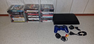 Playstation 3, 30 spil ! PS3 SLIM LOT MED HELE  30 SPIL TIL SÆLGES. 

Pris 1250 kr for den samlede P