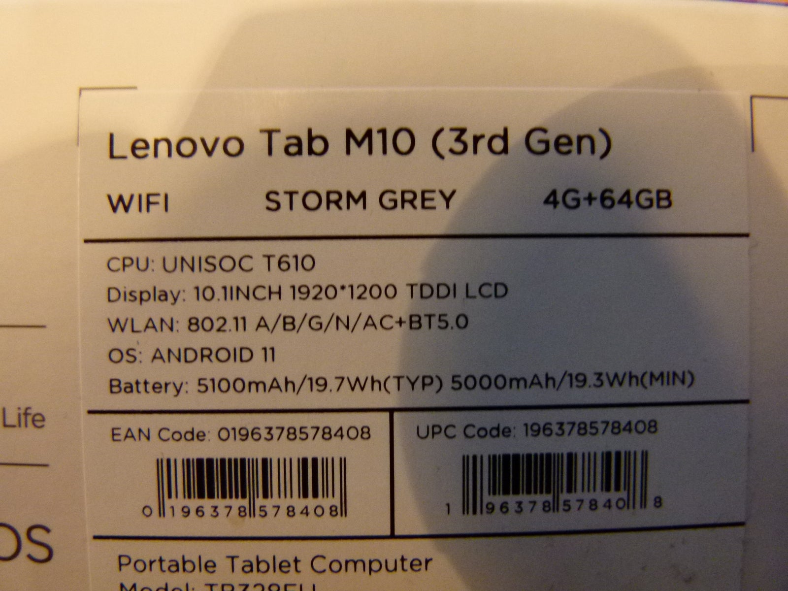 Lenovo, Tab M10, 10,1 tommer