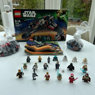 Lego Star Wars, SAMLET PRIS 500,- 

19 minifigurer 

Jeg sælger i det følgende Lego Star Wars. Det s