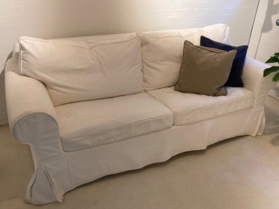 Sofa, stof, 2 pers. , Ikea Ektorp, Ikea Ektorp 2 personers sofa i hvid. Længde 190 cm, bredde 108 cm