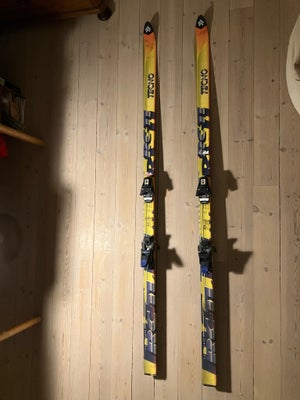 Alpinski, Techno Pro, str. 200cm, Flotte Techno pro ski med bindinger fra tyrolia. Lidt slid men ell