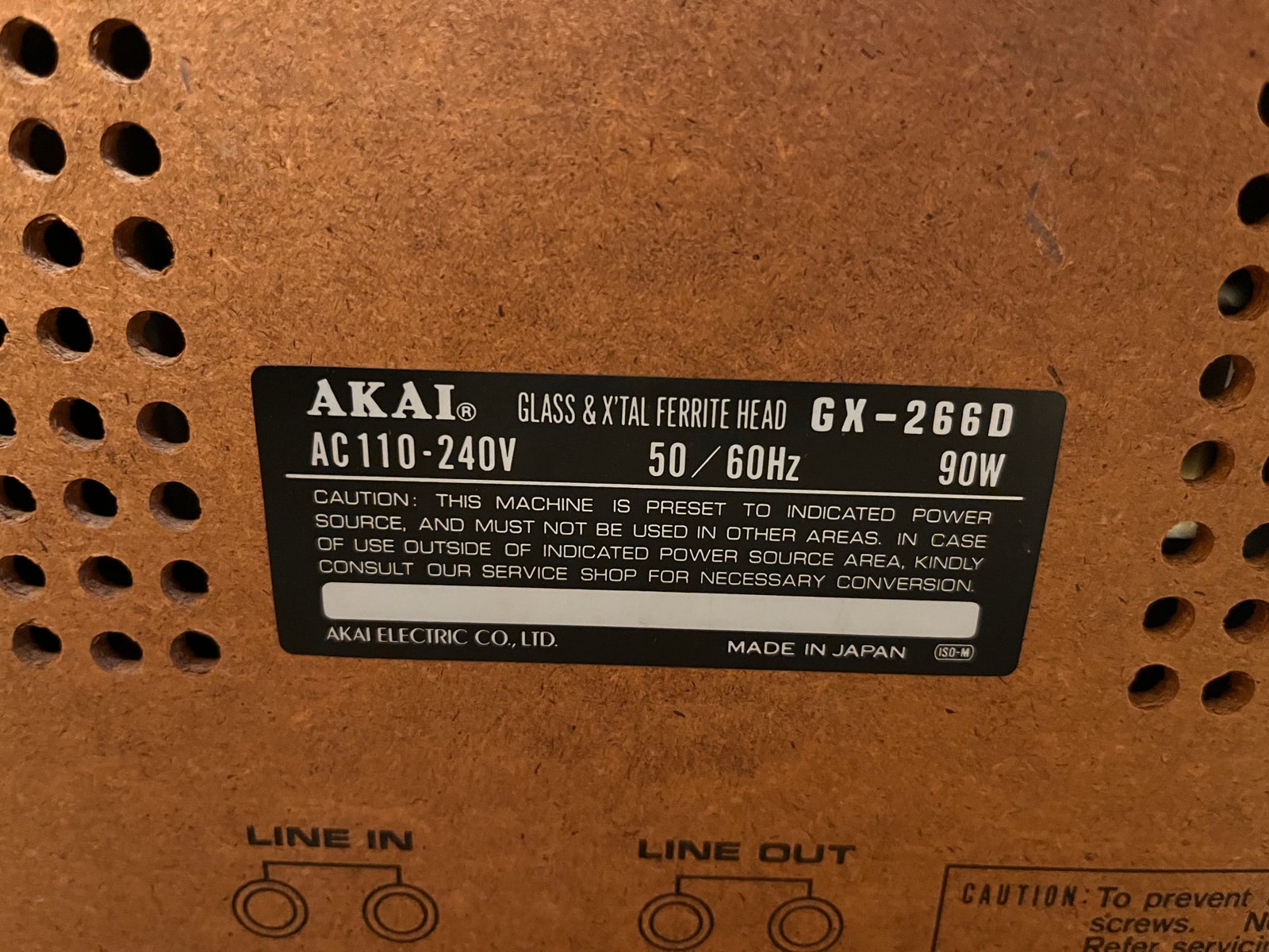 Båndmaskine, AKAI GX-266D