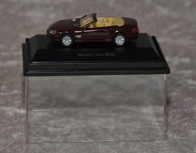 Modelbil, HM-BIL-Mercedes-SCHUCO,  Mercedes 560SL cabriolet, #470J, skala H0, Bilen er ny og leveres