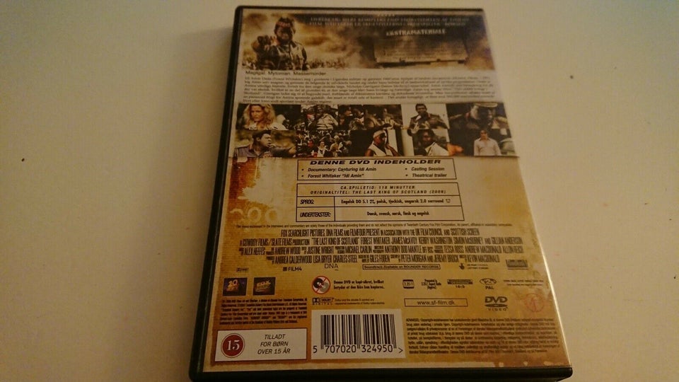 The Last King Of Scotland, DVD, action