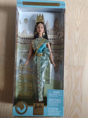 Barbie, Barbie Dolls of the World, Dolls of the World - Princess of Cambodia (2003). Aldrig fjernet 