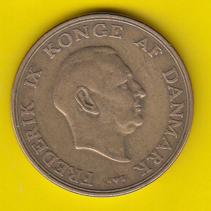 Danmark, mønter, (592) 2 Kr. Fr. IX