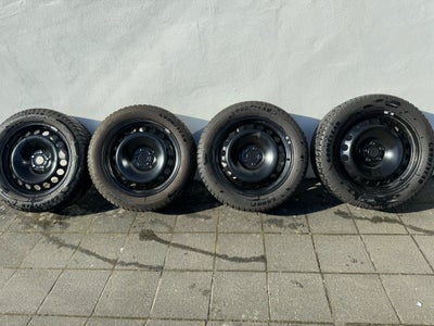 Stålfælge, 19", VW, krydsmål 5, ET 45, vinterdæk, Goodyear, 99% mønster, fælge med dæk, Helt nye ori