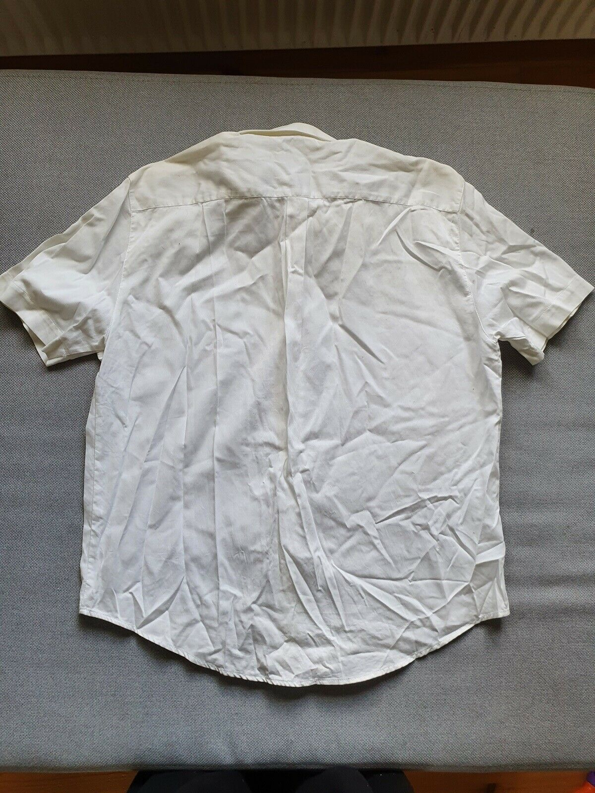 Skjorte, Kortærmet skjorte med broderet krave, Ukendt