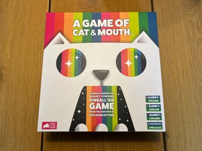 A Game of Cat And Mouth, brætspil, Sjovt Pinball-lignende spil for 2 personer skabt af folkene bag E