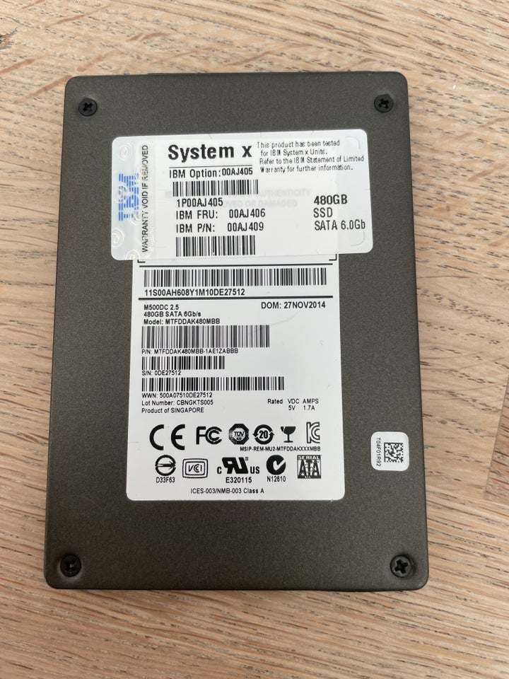 Lave om Putte Turbine SSD Disk, 480 GB, God - dba.dk - Køb og Salg af Nyt og Brugt