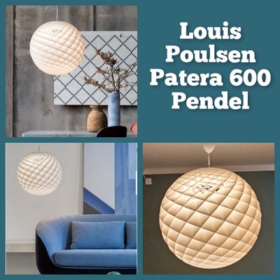 Pendel, Louis Poulsen, Louis Poulsen Patera 600 Pendel

Øivind Alexander Slaatto lampe "Patera" blev