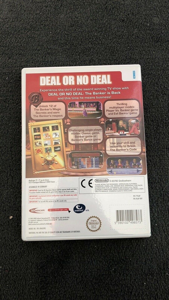 Bratz og deal or no deal, Nintendo Wii