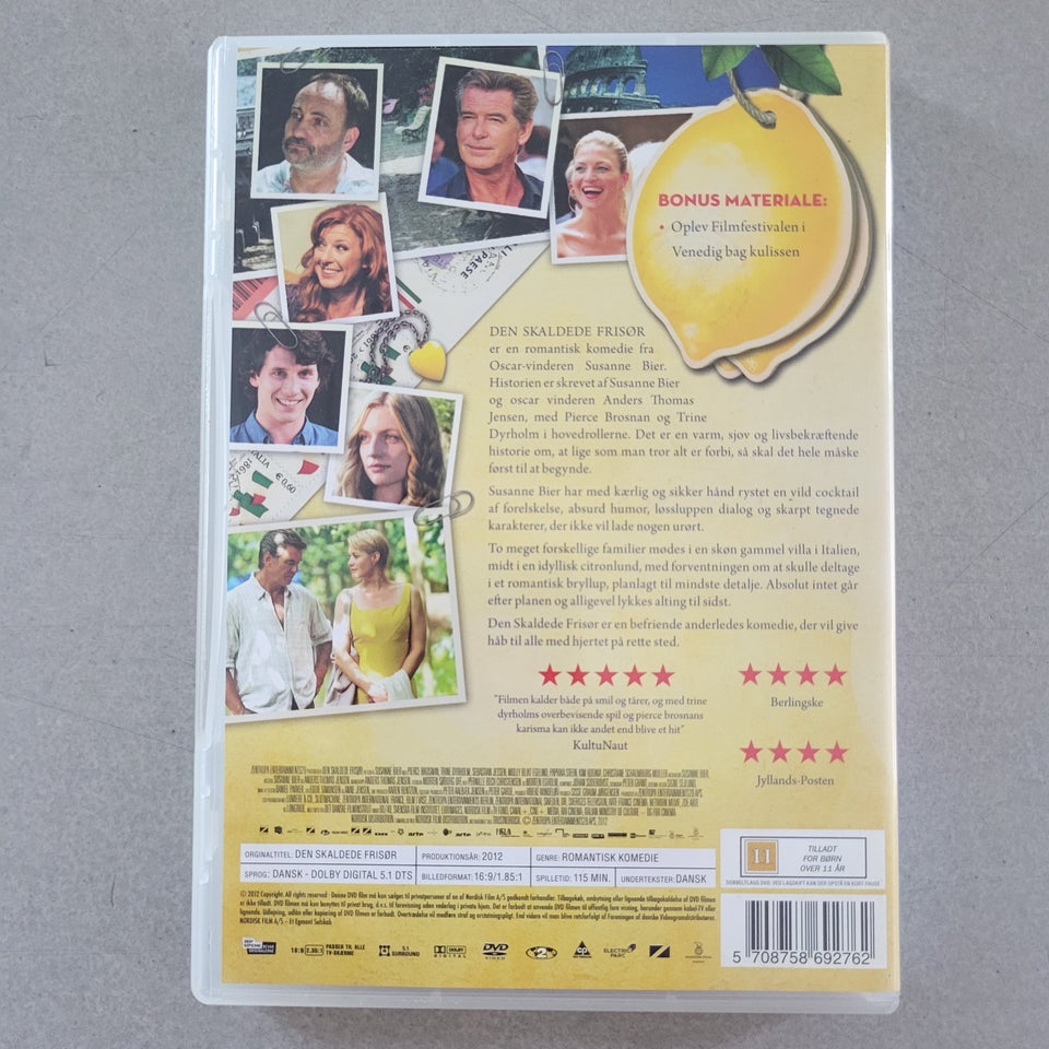 Den skaldede frisør, DVD, drama