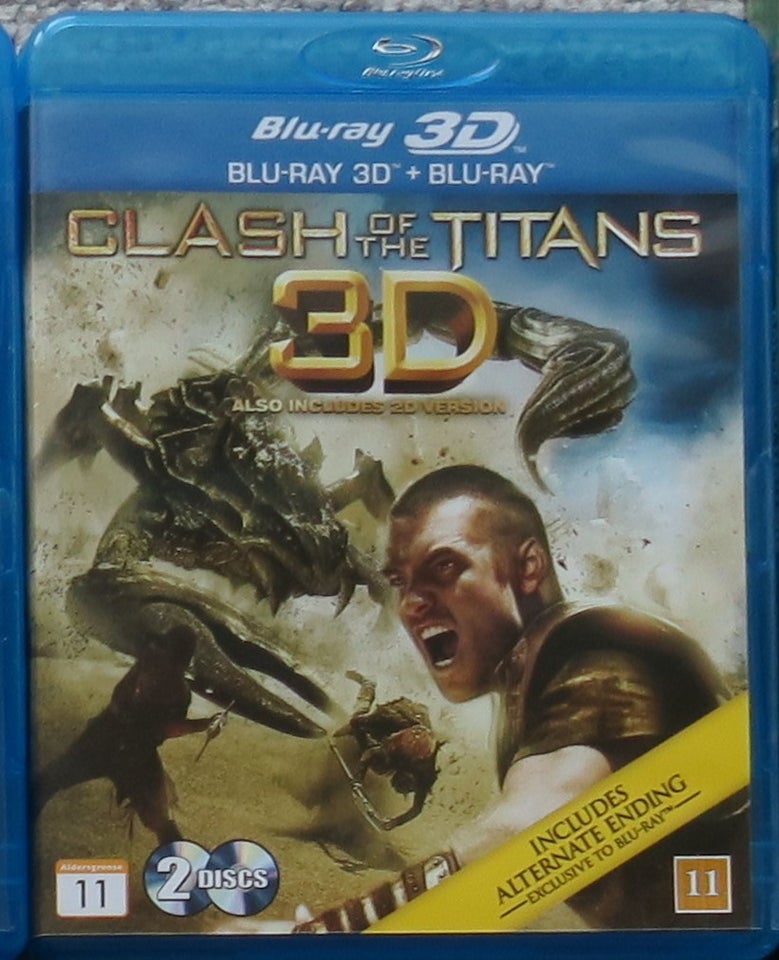 Clash of the Titans 3D Blu-ray (Blu-ray 3D + Blu-ray + DVD)