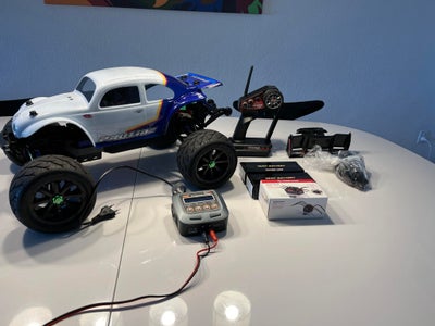 Fjernstyret bil, E-revo 4WD Brushless 6S, skala 1/8, Fjernstyret bil, E-revo 4WD Brushless 6S, skala