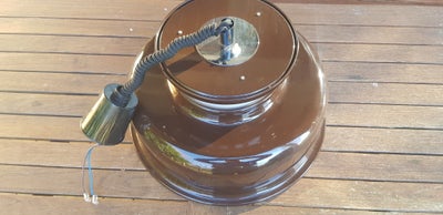 Pendel, Bumling?, 1 stk retro brun pendel muligvis Bumling designet fra Atelje Lyktan. Ø 46 cm. Pæn 