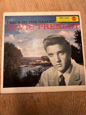 Single, Elvis, Elvis Presley - Peace In The Valley
Tysk repress fra 1965
Vinyl og cover begge vg! 
K