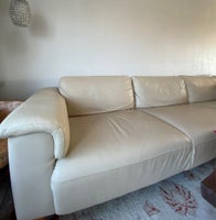 Sofa, læder, 4 pers.