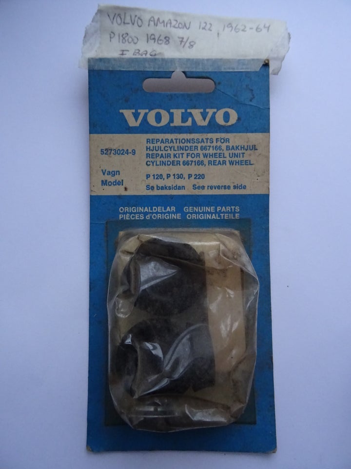 Hjulcylindre renoveret,repsæt orig, Volvo Amazon,P1800