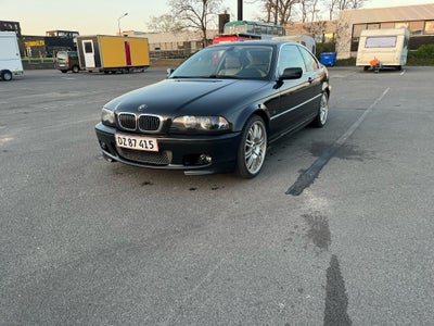 BMW 323Ci, 2,5 Coupé Steptr., Benzin, 2000, km 293300, sortmetal, nysynet, 2-dørs, 19" alufælge, Pæn
