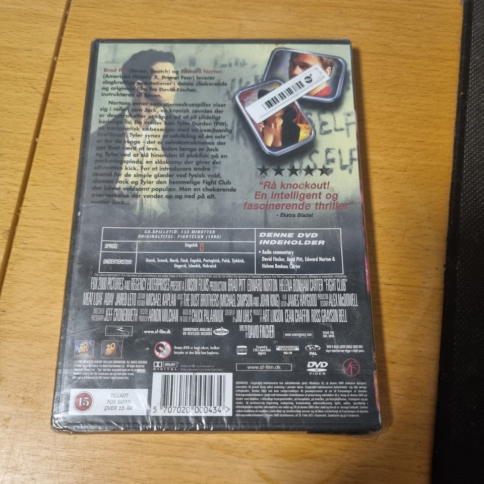 Fight Club, DVD, action