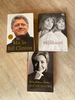 3 biografier:, Biografier, Clinton m.fl.