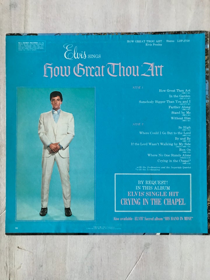 LP, Elvis Presley, How Great Thou Art