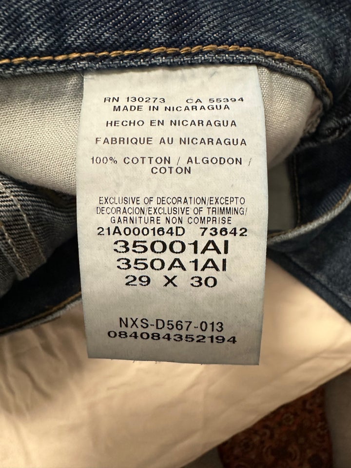 Jeans, Wrangler str. 29/30 ubrugte, str. 29