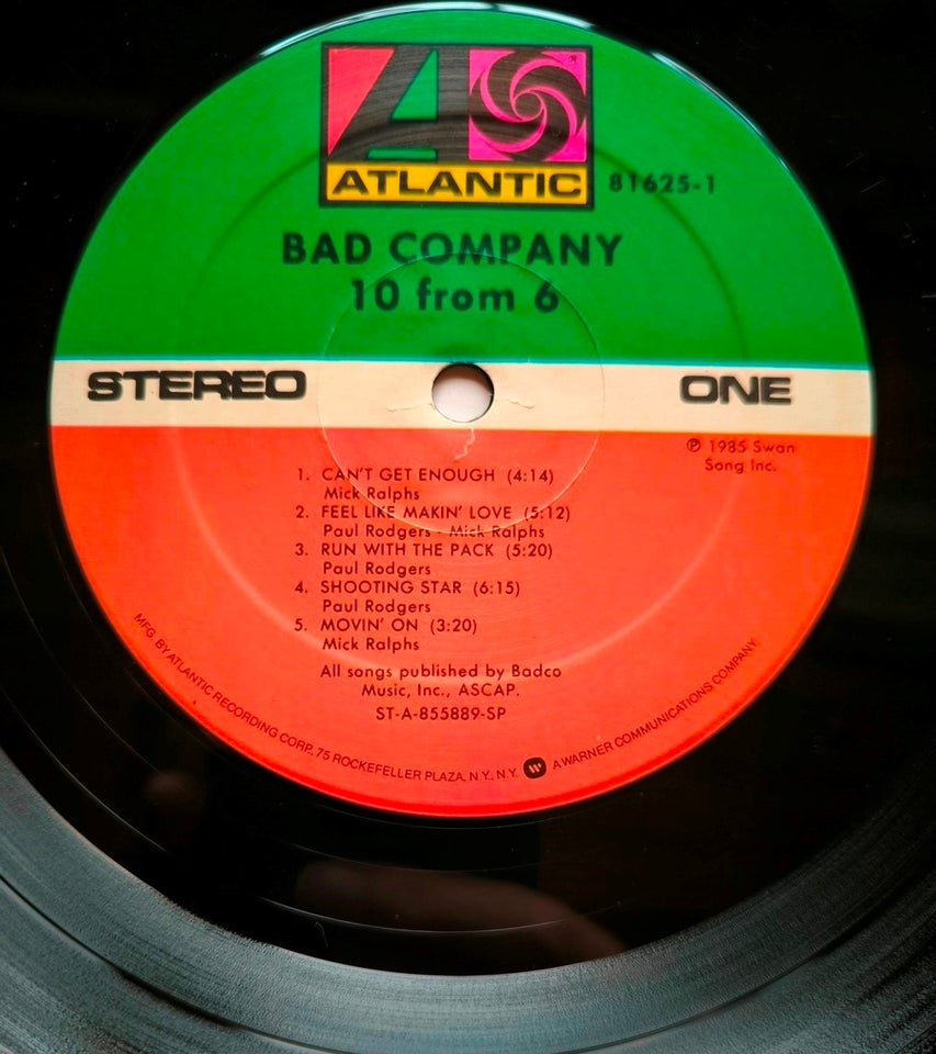 LP, Bad Company