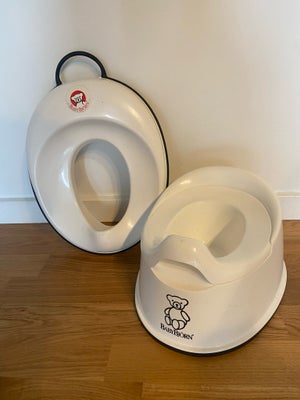 Potte, Potte og toiletsæde, BabyBjörn, BabyBjörn potte og toiletsæde i fin stand. Sælges samlet.