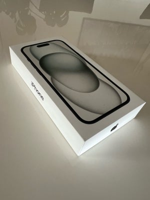 iPhone 15, 256 GB, sort, Perfekt, HELT NY OG UÅBNET. iPhone 15 256gb Sælges. 
Kan afhentes i Greve