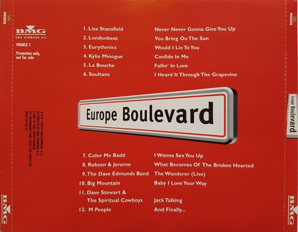 ¤/ Various / Diverse: CD : Songs From Europe Boulevard, rock