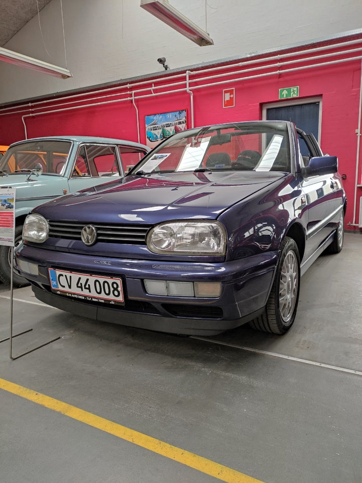 VW Golf III, 1,8 Cabriolet, Benzin