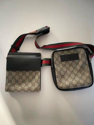 Bæltetaske, Gucci, Gucci - GG Supreme - Belt Bag

Velholdt uden skader på læder og stof. En smule br