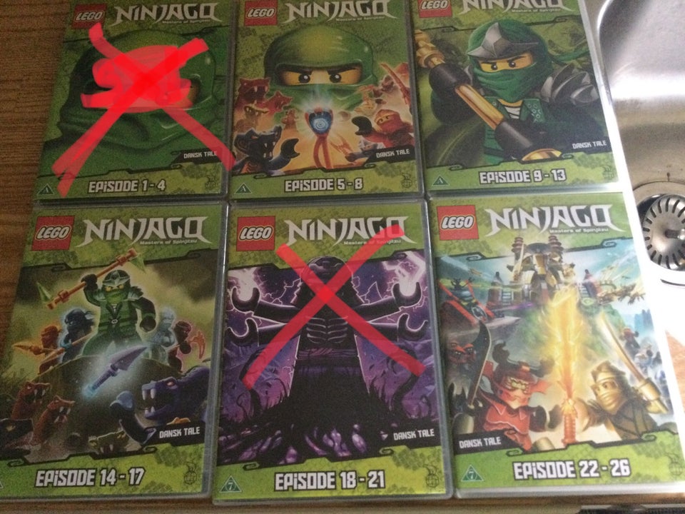 Lego Ninjago, DVD, animation