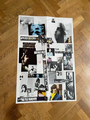 Maxi-single 12", Beatles, Inner folder, The White Album, Beatles, , Rock, Plakat med lyrik til samte