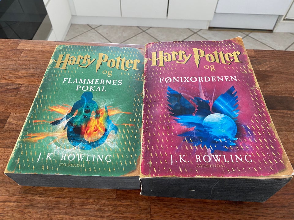 Harry Potter bøger, J K Rowling, genre: fantasy