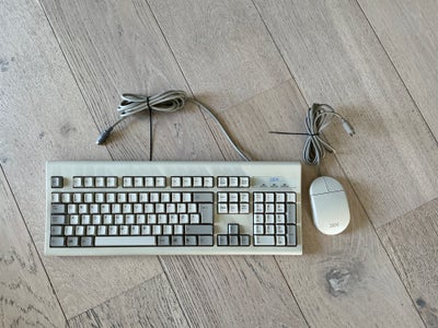 Tastatur, IBM, God, PS/2 IBM Keyboard + Mus.